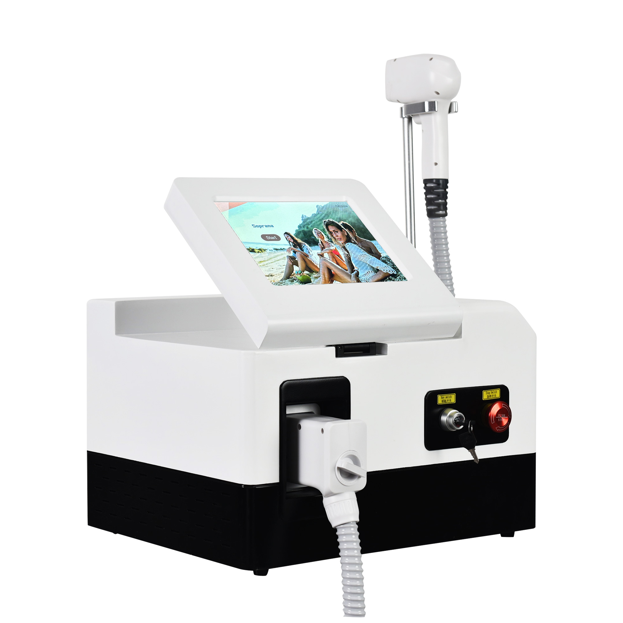 2025 808nm 755nm 1064nm Diode Laser Hair Removal Machine 3 wavelength Alexandrit Permanent Removal Cooling Head Painless Laser Epilator