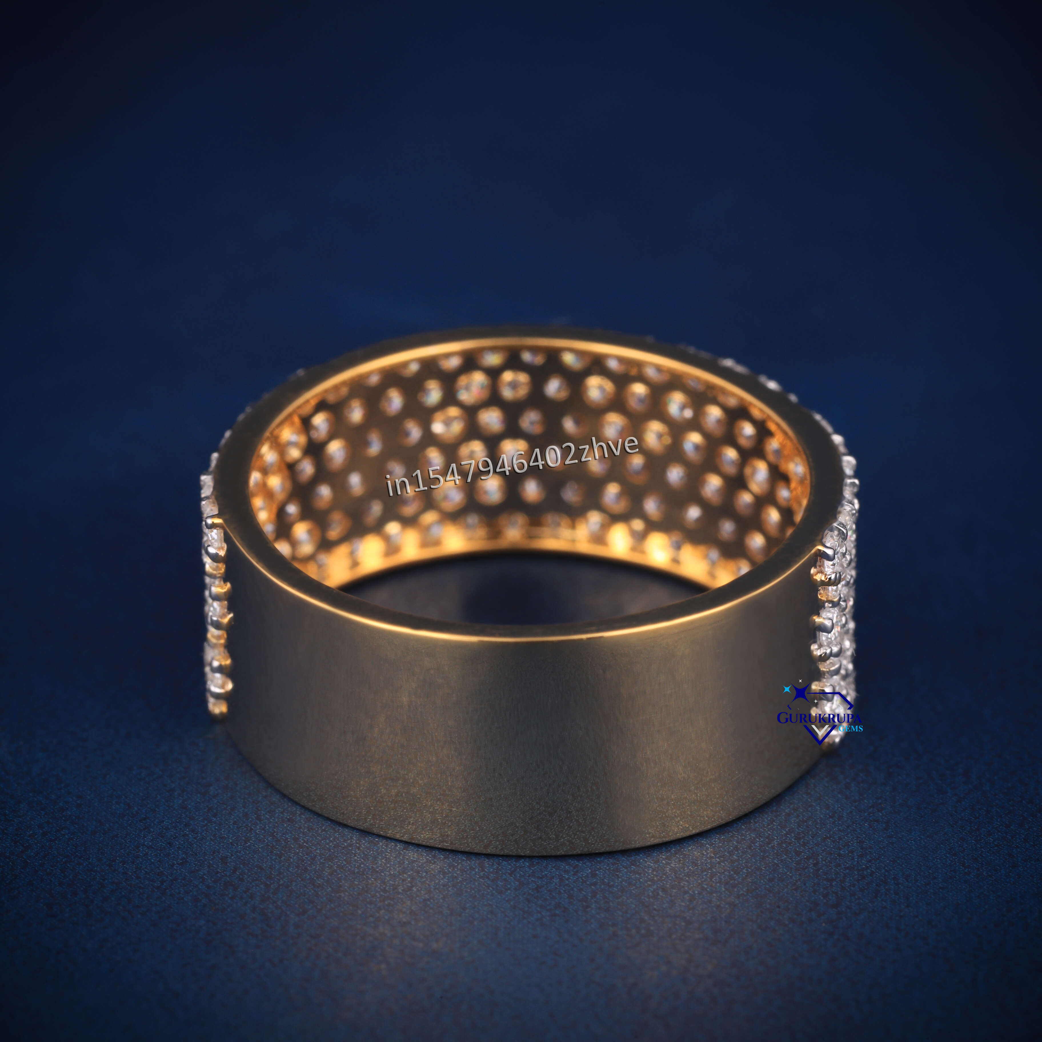 Mens VVS Moissanite Band Ring 925 Silver Iced-Out Full Pave Diamond Design Hip Hop Bling Wedding Fashion Jewelry