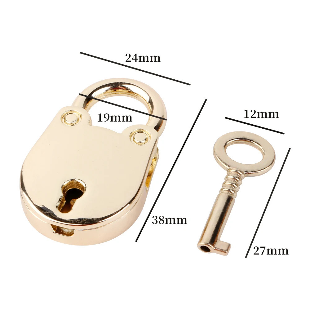 10pcs Cat Shape Metal Padlock Small Luggage Box Lock with Key for Women Bag Suitcase Accessories to make bags 250616