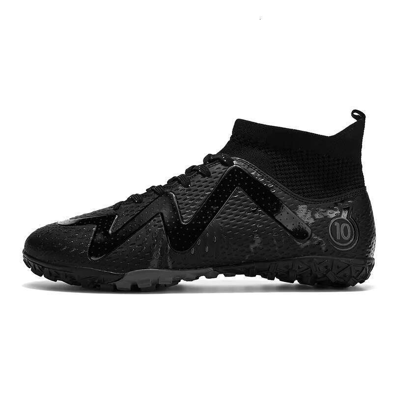 Outdoor Football Sneakers Boy's High Ankle Men's Cleats Training Sport Soccer Shoes