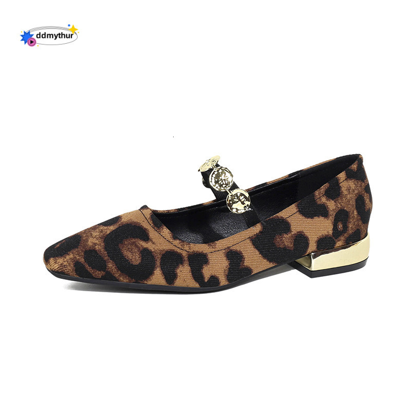 6328 Su Yinyin Same Style Jiangnan Girl ~ Square Toe Small Coin Flat Mary Jane Women Duobao Shoes Commuting ddmythur