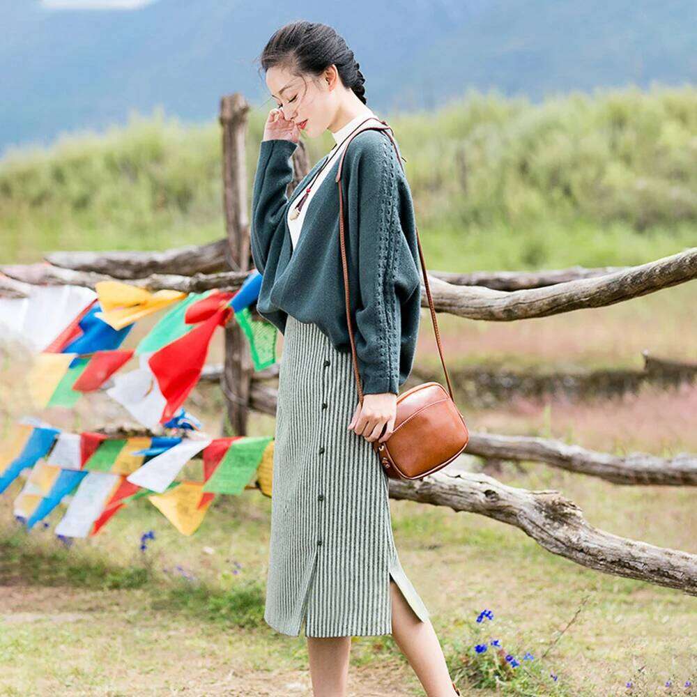 Zency Women Small Messenger Bag 100% Genuine Leather Soft Skin Shell Bags Elegant Shoulder Handbag Purse Crossbody Sac Organizer