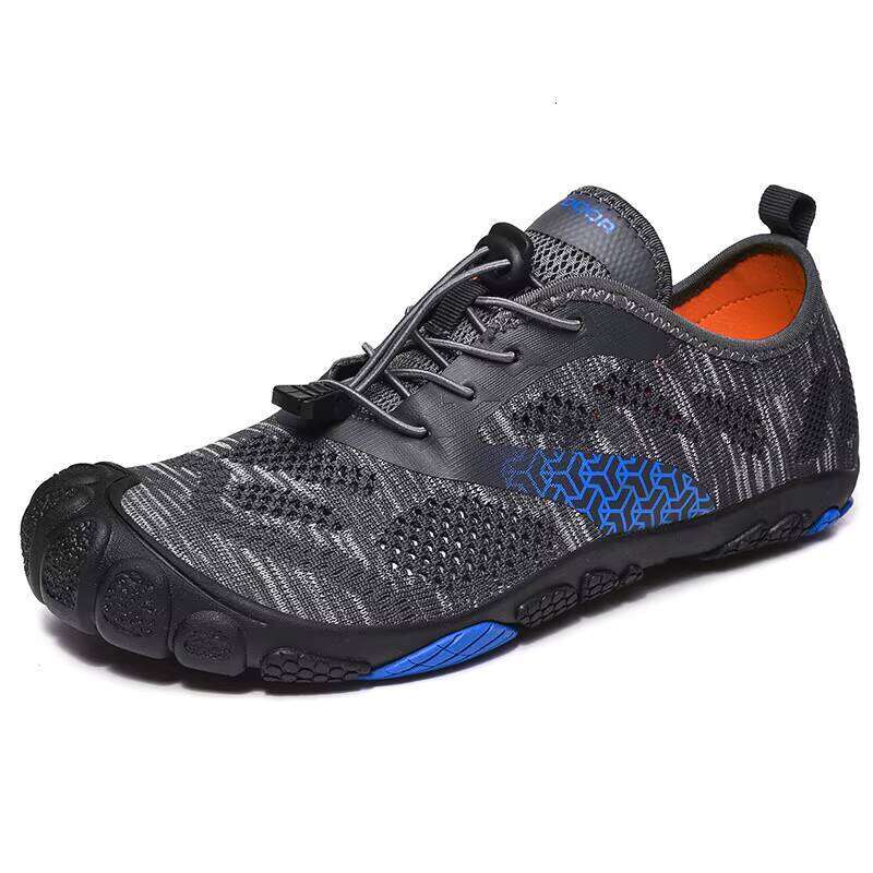 Custom Black Men's Sports Trail Skincare Running Outdoor Mountaineering Water Shoes