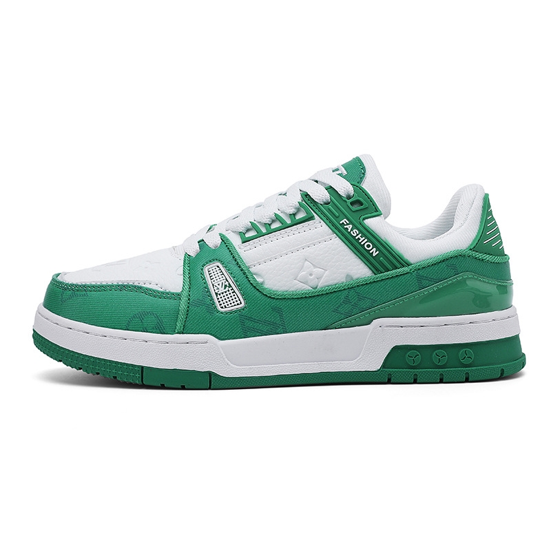 White shoes for men and women, made of PU leather same style high version all-match shoes New style in 2025 thick-soled height-increasing sneakers laz
