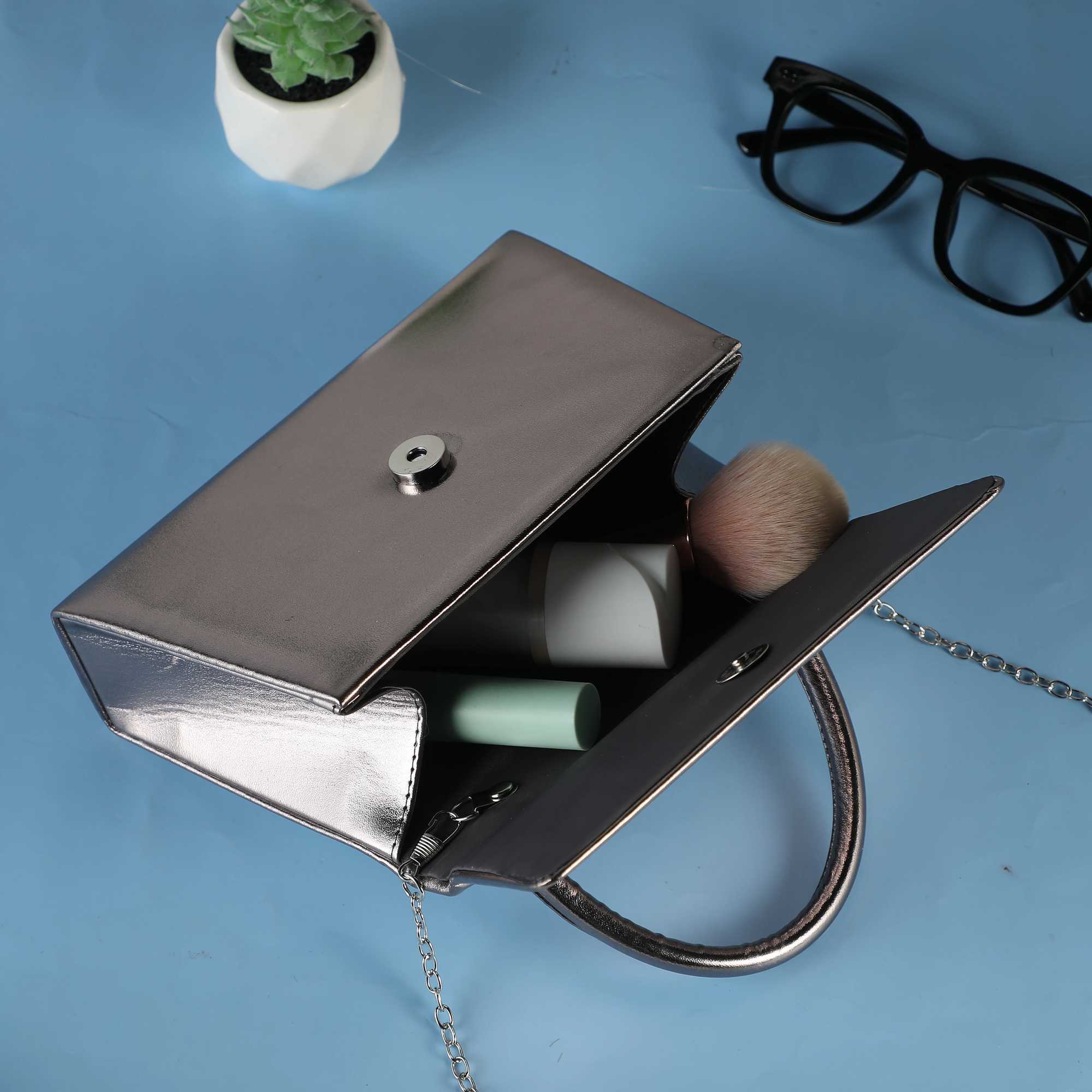 Wholesale Designer Crossbody Bag Womens Messenger Small Square Chain Bag PU Leather Ladies Shoulder Handbags Clutch Bags XJ2520616