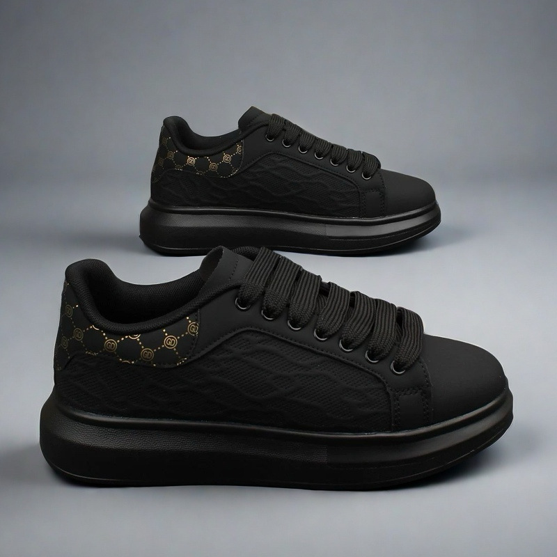 White for men and women, made of PU leather same high version all-match New style in Free shipping thick-soled height-increasing sneakers lazy shoes