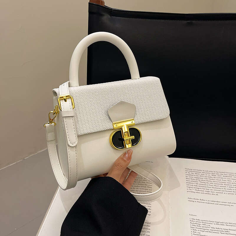 New Women's Niche Design Handbag Trendy Patchwork Shoulder Crossbody Bag