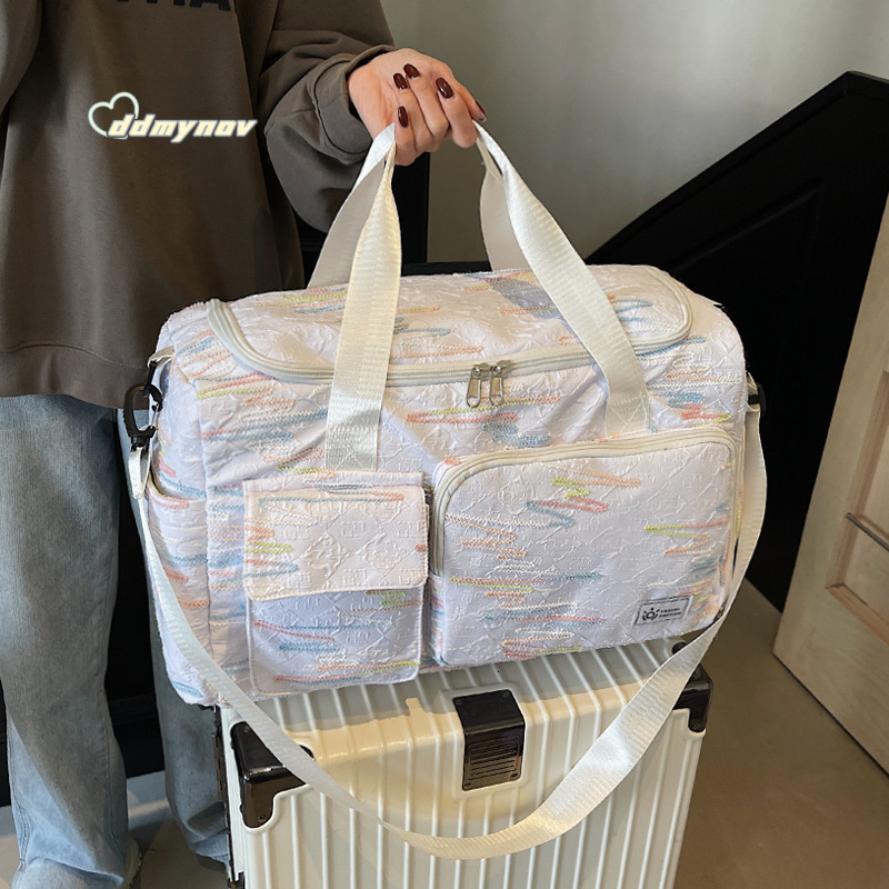 Short for Women, Large Capacity, Lightweight, Handheld, Dry Wet Separation, Sports Fitness Bag, Travel and Business Trip Luggage Bag ddmynov