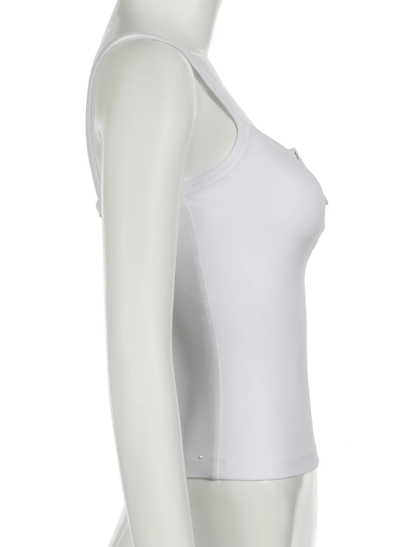 IAMSURE Casual Solid Pockets Camis Top Sexy Slim Slash Neck Sleeveless Tank Toops Women Summer Fashion Streetwear Ladies 250614