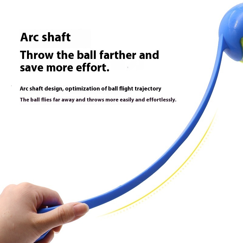 Toy Launcher Outdoor Pet Interactive Tennis Thrower Teaser Ball Stick Dog Training Device