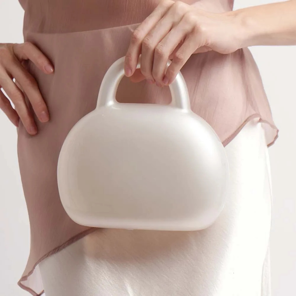 Pearl Shell Acrylic Box Clutch Bag Women Evening Wedding Party Cute Purse Handbags Spring Beach Ins Summer Female Totes 250614
