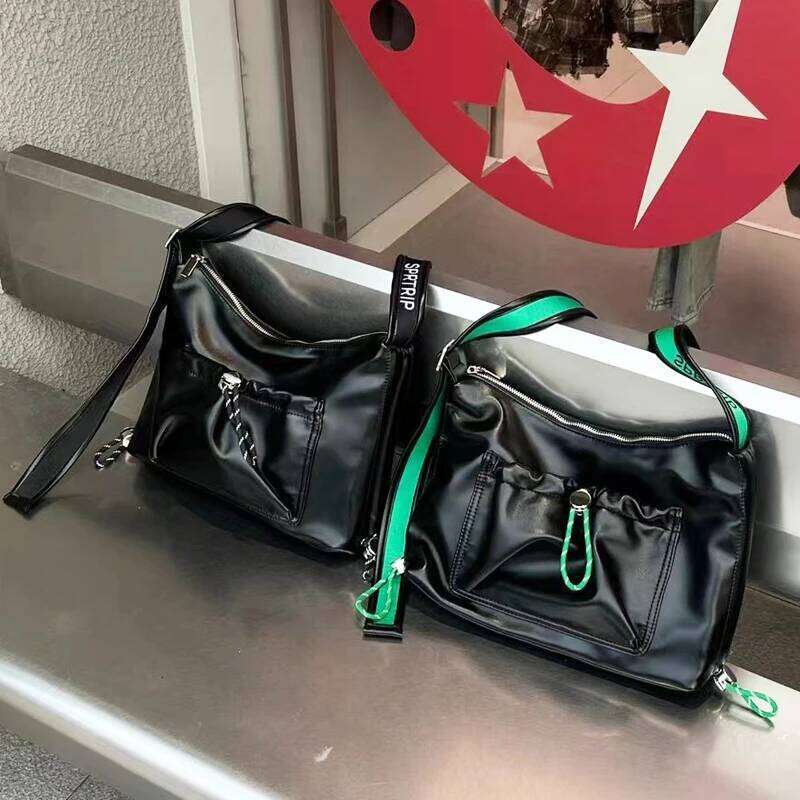 Women's Bags Designer Preppy Style Bags For Women Designer Handbags Purses New In PU Letters Decoration Soft Wide Strap Underarm Shoulder