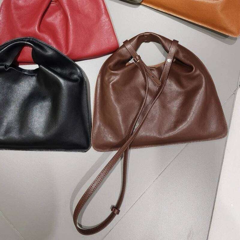 Women's Bags Designer Genuine Leather Hobos Bags For Women Designer Handbags Purses New In Natural Cowhide Vintage Slim Underarm Shoulder