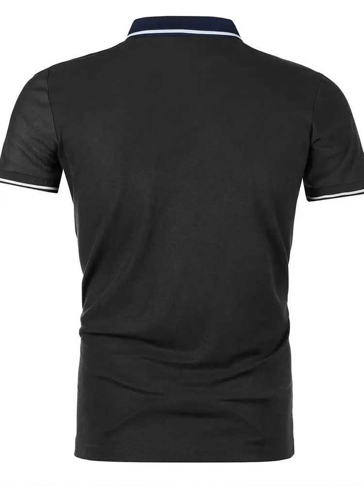 Mens Casual Polo Shirts Short Sleeve Fashion Classic Slim Fit T-Shirts W250616