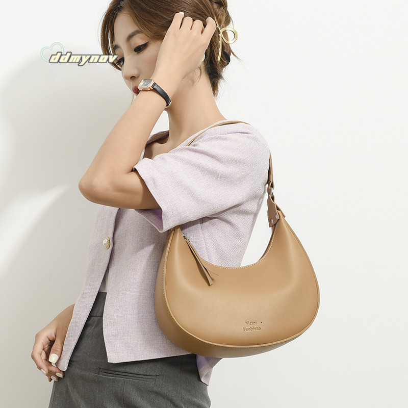 2025 New Crescent for Women Fashion Versatile Underarm Commuting Stylish Niche Design French Single Shoulder Women's Bag ddmynov ddmynov