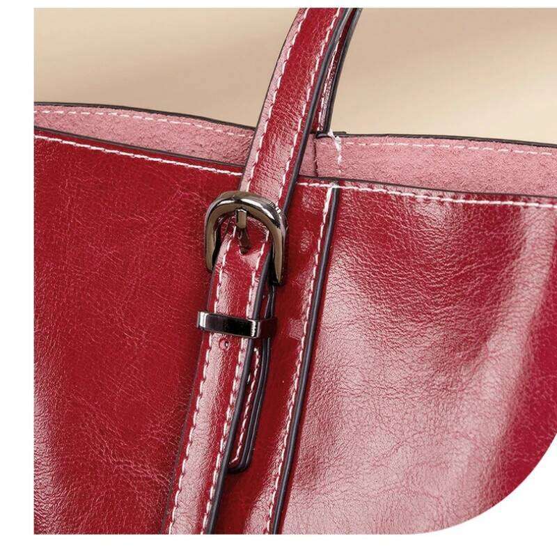 Designer bag 52 woman Shoulder soft leather large capacity square tote Vintage Fashionable cowhide Handbag Shopping crossbody bag