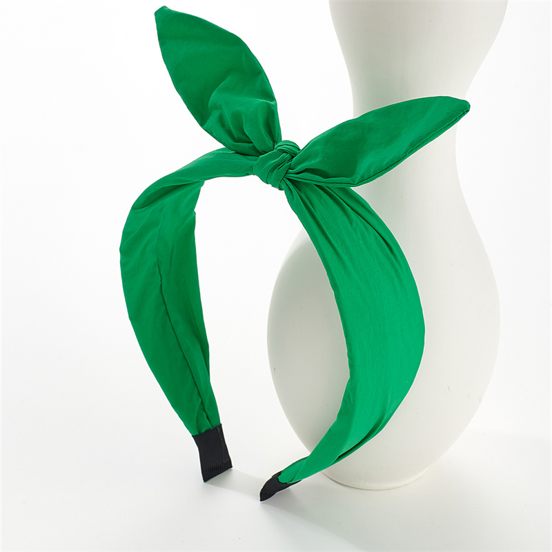 Colourful dopamine bow hair band candy colour wide side hair card net red temperament hair band hair accessories