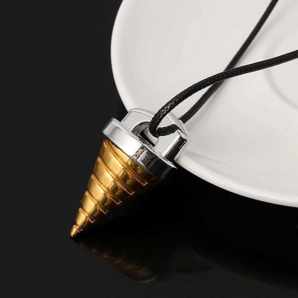 Anime Leather Choker Necklace Tianyuan Breakthrough Red Lotus Eye Cone Necklace Tengen Toppa Gurren Lagann Pendant Jewelry W250616