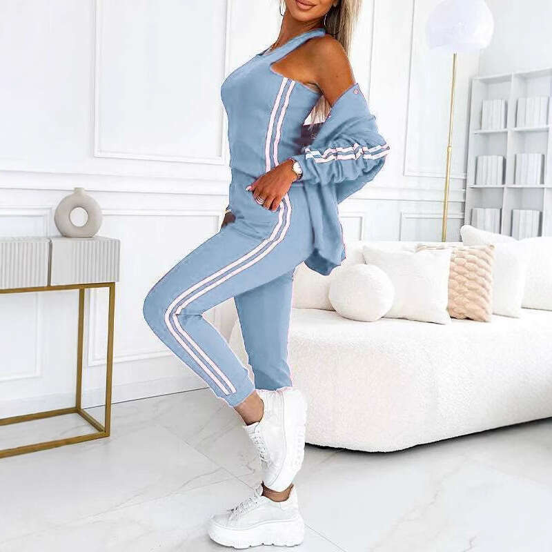 Slim Fit Vest + Fashion Casual Jacket Three-Piece Set 2025 New Elegant and Unique Clothing
