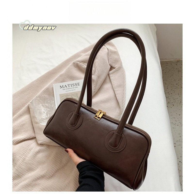 2024 New Trendy Women's Fashion Versatile Shoulder Underarm High-end Handbag Baguette Bag ddmynov