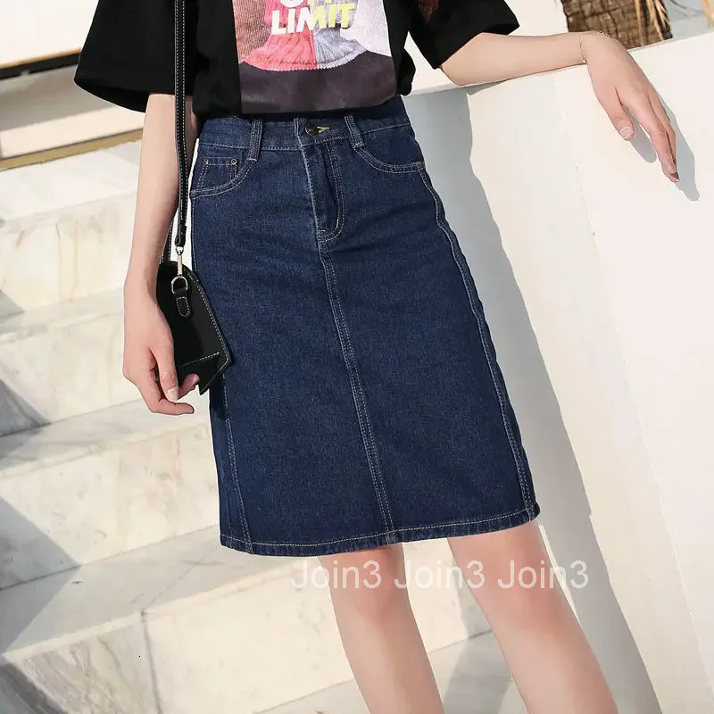 Wrap Jeans Skirts for Women Midi Tight Y2k Vintage Cheap Casual Streetwear Clothing Sales Harajuku Trend 2025 Woman Denim Skirt