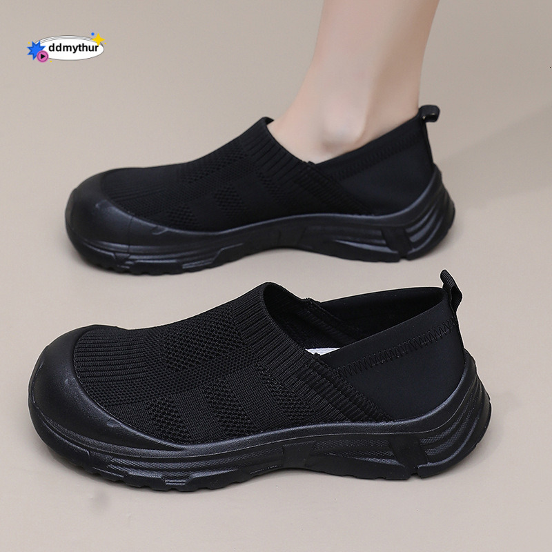 2025 Slip-On Lazy German Training Women's Spring and Autumn New Soft Sole Comfortable Breathable Shoes ddmythur