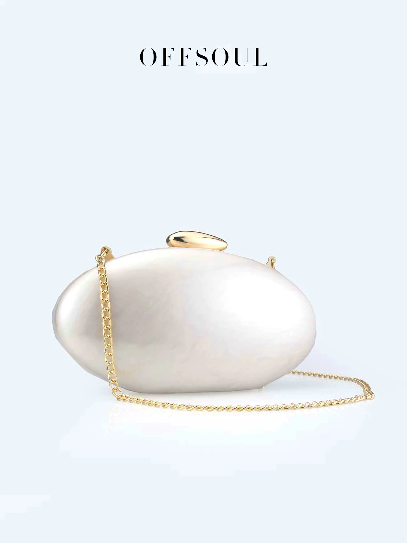French Elegant and Simple Acrylic Goose EggShaped Oval Exquisite Clutch Bag Versatile Dinner Box Womens Bag 250614