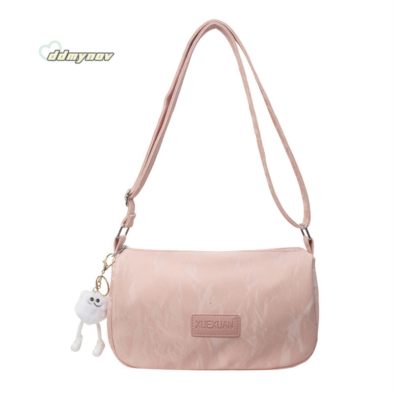 New Style Single Shoulder for Women, Simple and Versatile, Large Capacity, Water-Resistant, Light Luxury, Fashionable Trendy Commuter Crossbody Bag dd