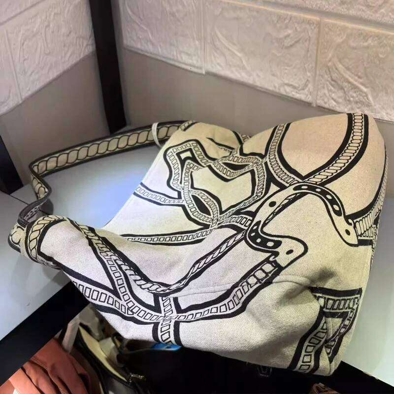 Women's Bags Designer Korean Casual Tote Bags For Women Designer Handbags And Purses New In Canvas Stripe Large Capacity Underarm Shoulder