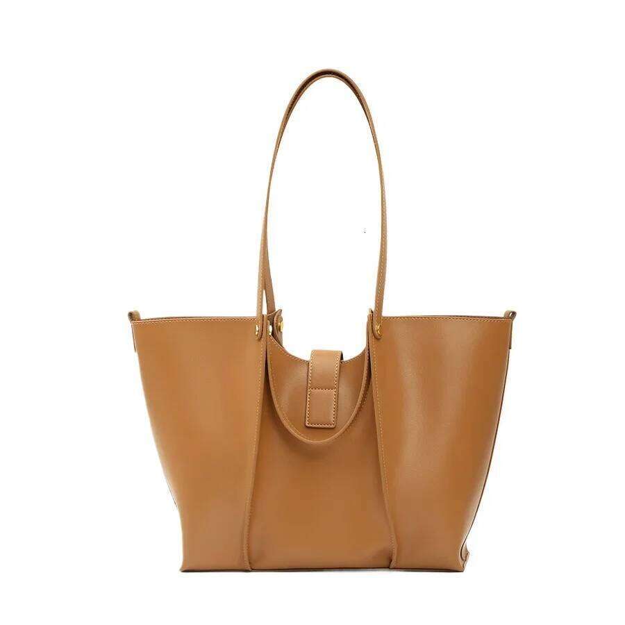 Hot Selling Designer Handbags High Quality Trend Large Capacity Genuine Leather Composite Tote New In Fashion Shoulder Bag