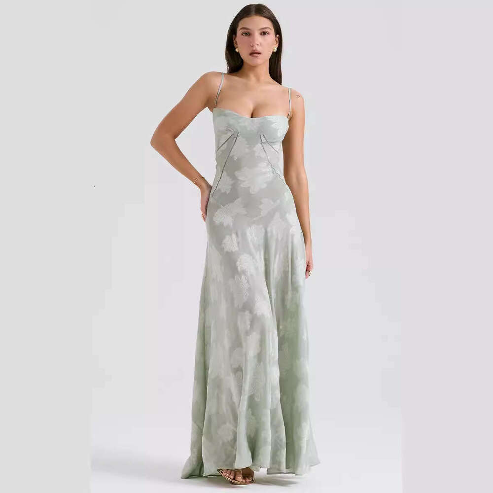 French Style Lace Strap for Women Trend Summer Autumn Fairy Dress Vacation Casual Mid-Length 2025 New Versatile Fashion Clothing