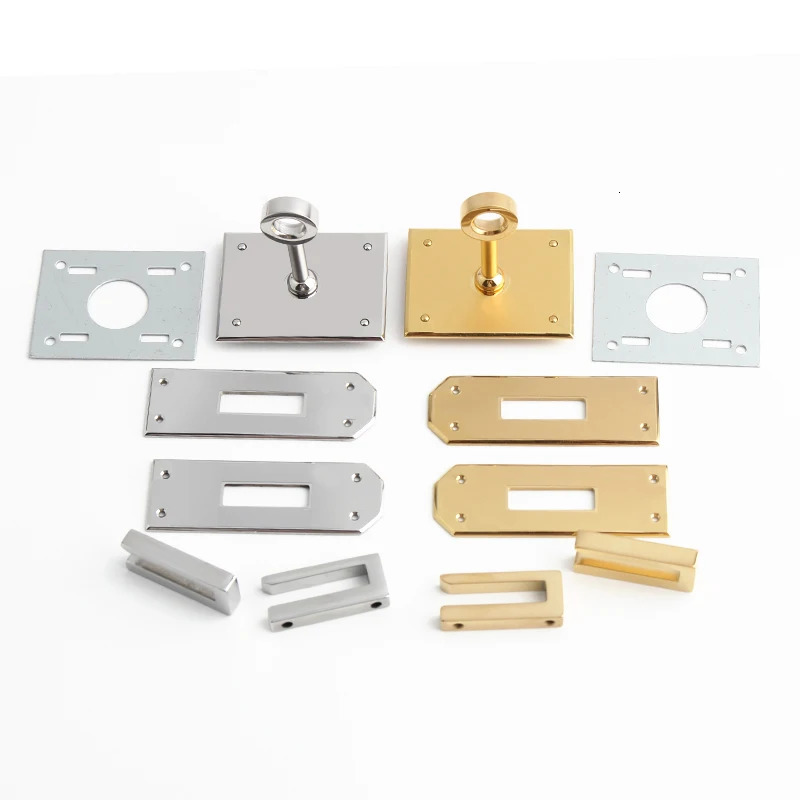 Stainless Steel Bag Lock Clasp Metal Buckles For Women Handbags Purse Twist Closure DIY Hardware Accessories 250616