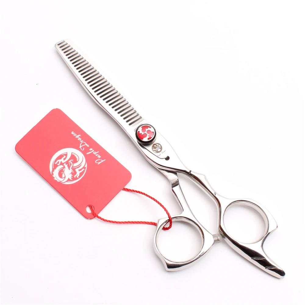 Hair Scissors Professional 6 Purple Dragon JP 440C Haircut Hairdressing Scissors Cutting / Thinning Scissors Styling Tool Z9017 250611