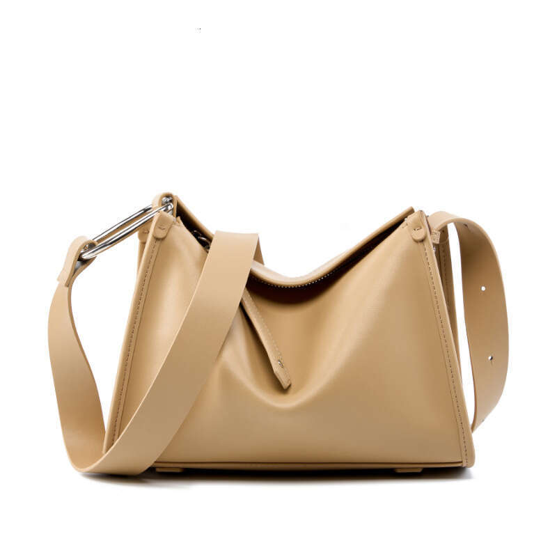 Women's 2025 New Large Capacity Crossbody High-end Toast for Work Commute Genuine Leather Shoulder Bag