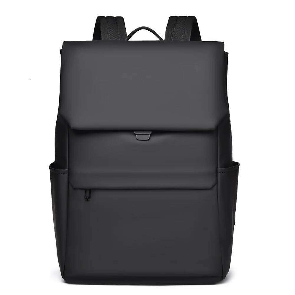 Minimalist Men's Waterproof Flap - Style Laptop Backpack For Work And Daily Errands