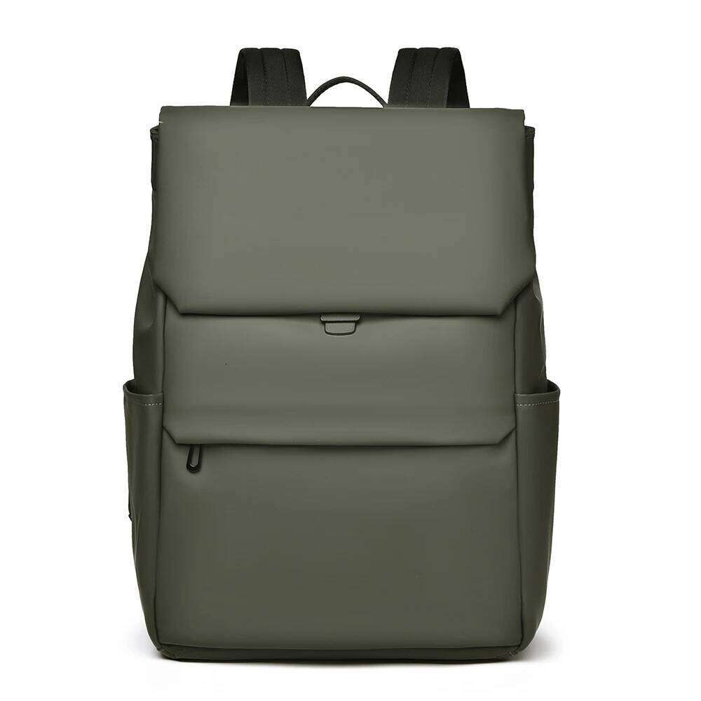 Minimalist Men's Waterproof Flap - Style Laptop Backpack For Work And Daily Errands