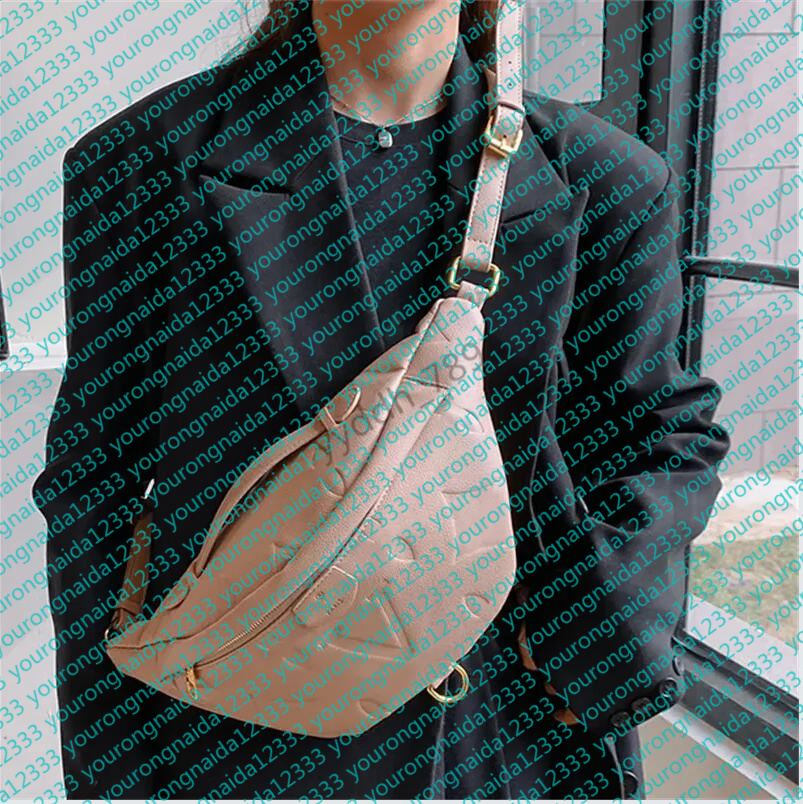 Embossed Letter Designer Bum Bag For Man Crossbody Belt Bags Women Luxury Designer Flower Chest Bumbag Fann Pack V Purse Cross Body Bumbags
