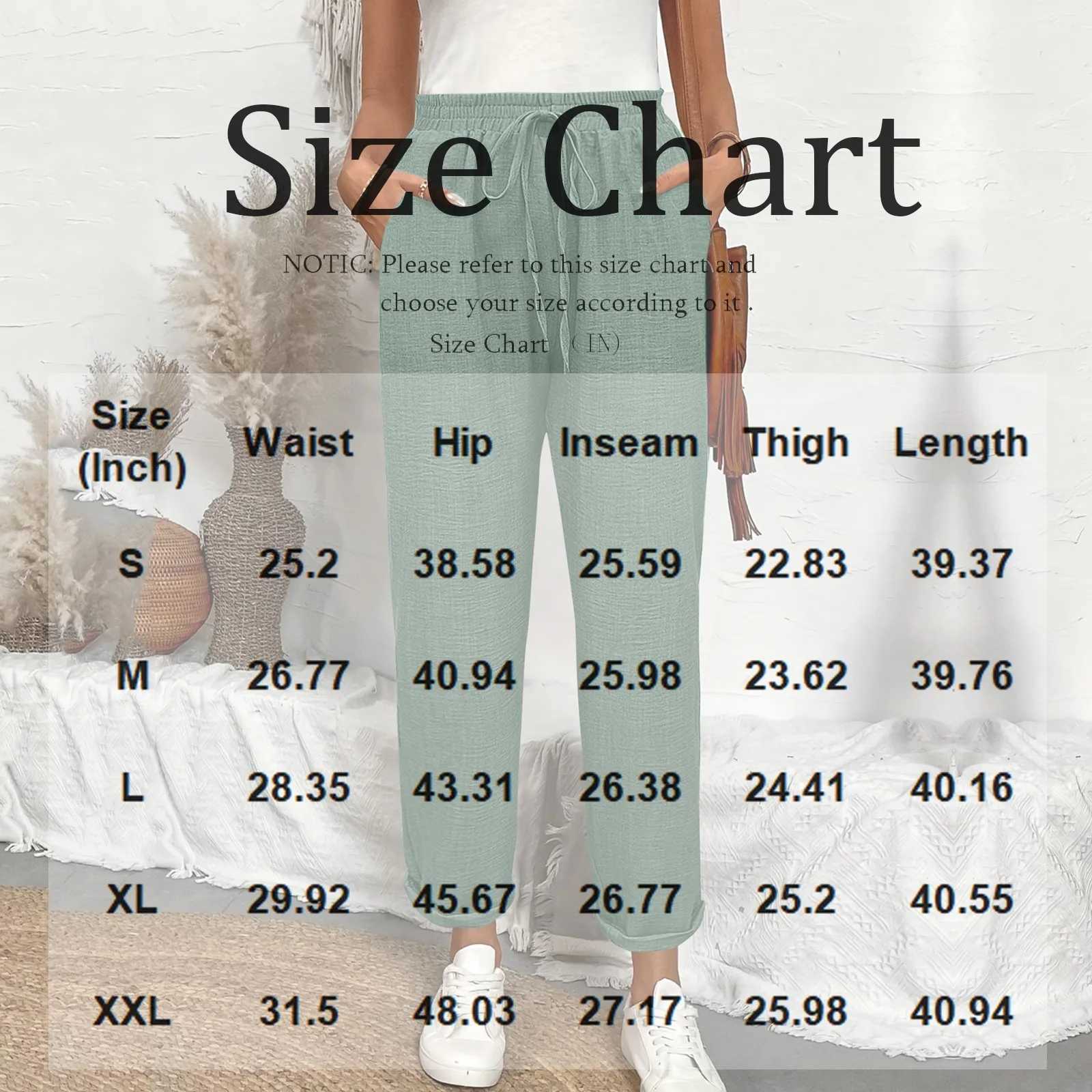 Womens casual pants elastic waist tie trousers loose straight leg sweatpants comfortable and breathable summer trousersXJ250616