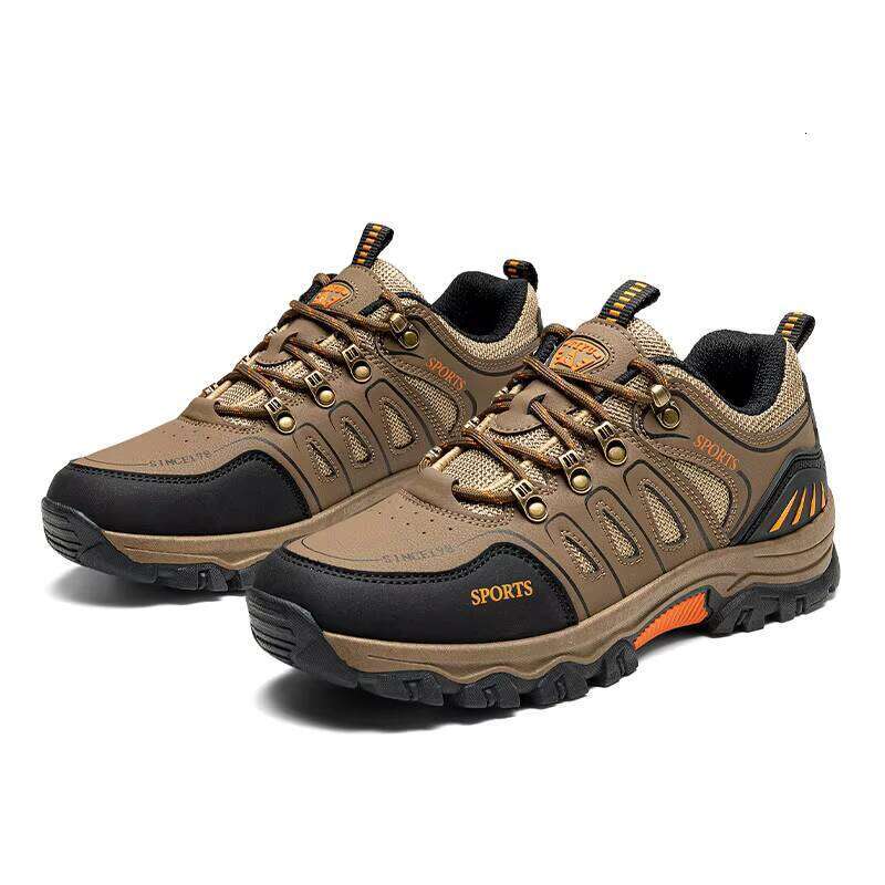Wholesale Breathable Sneakers Non-slip Wear-resistant Men's Hiking Shoes Outdoor Work Boots for Men