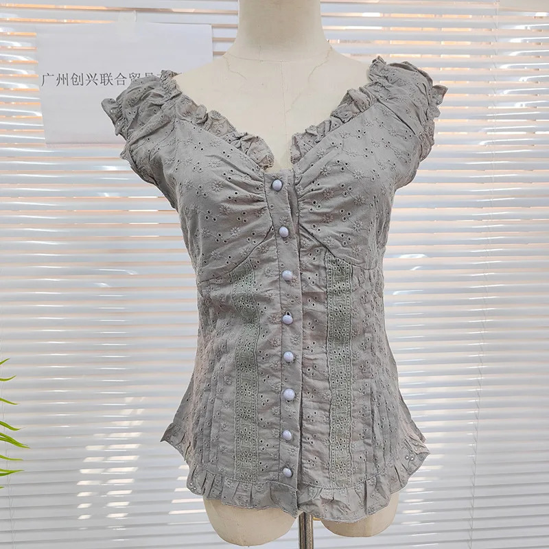 Ladies sexy chic top off-the-shoulder small fragrance beautiful ladies tops clothing street Y2K wholesale tops 250614