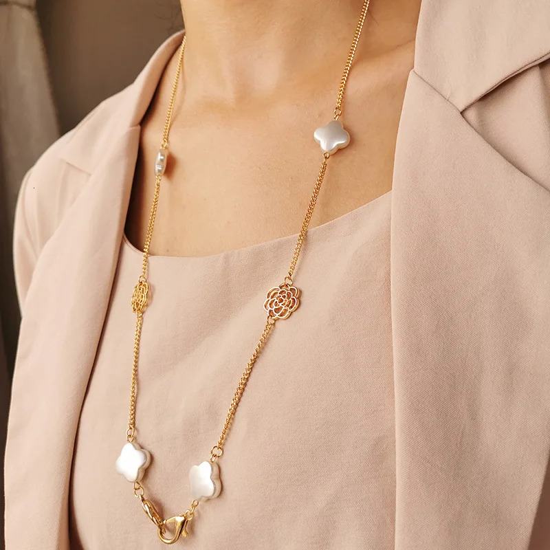 Bohemian Glasses Chain for Women Elegant Flower Shell For Mask Lanyard Sunglasses Accessories Wholesale 250612
