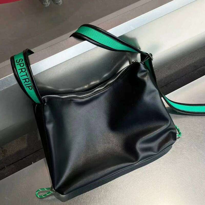 Women's Bags Designer Preppy Style Bags For Women Designer Handbags Purses New In PU Letters Decoration Soft Wide Strap Underarm Shoulder