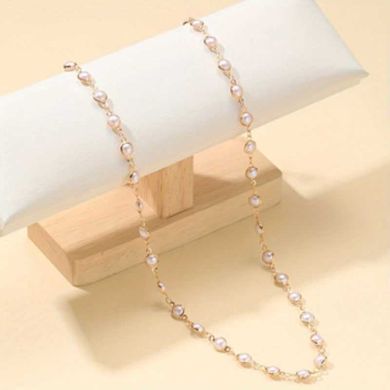 French Retro Trend Geometric Long Chain Tassel Necklace Ladies Gentle Elegant Temperament Holiday Accessories Jewelry W250616