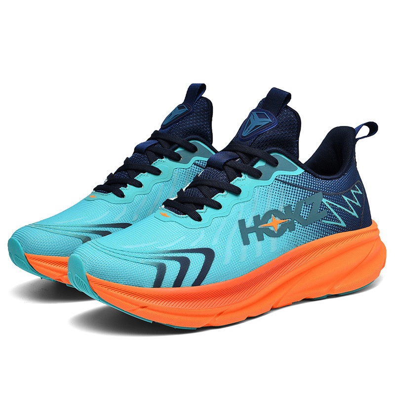 2025 free shipping men's shoes fashion new designer summer breathable mesh running shoes soft soled casual lightweight shoes black blue