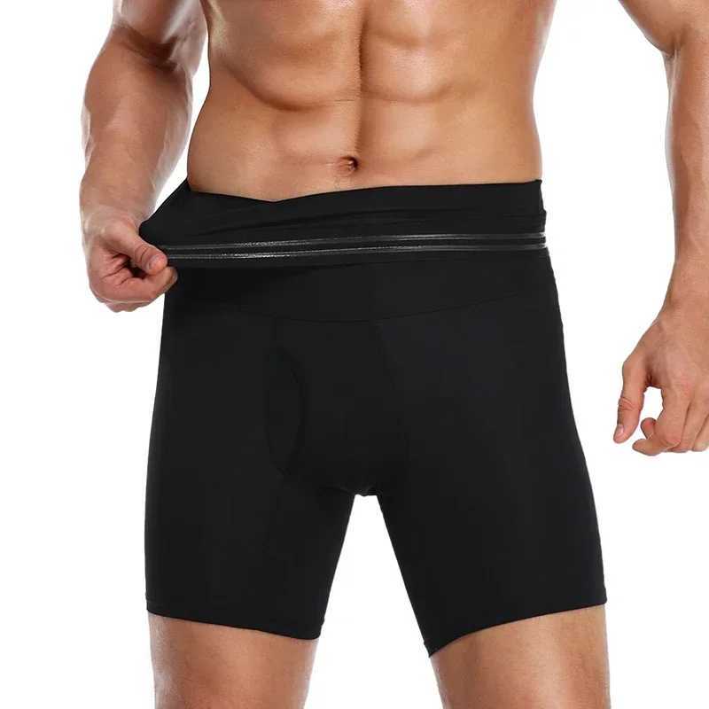 Men Tummy Control Shorts Body Shaper Compression High Waist Trainer Belly Tummy Control Slimming Shapewear Boxer Underwear W250616