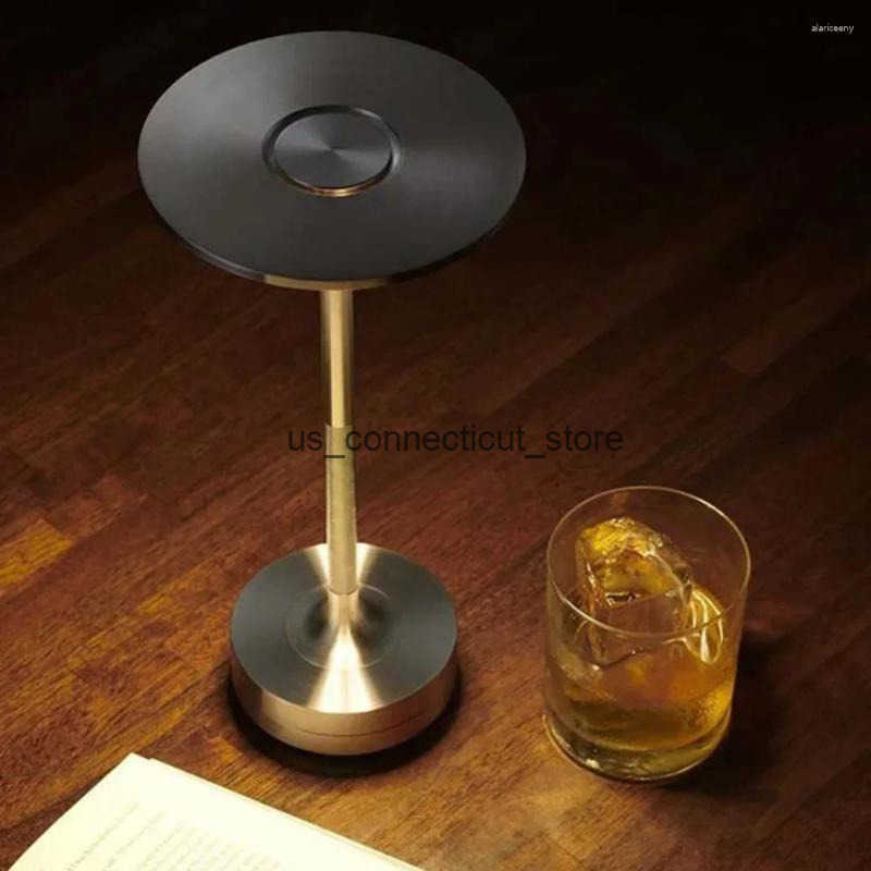 Table Lamps LED Cordless Lamp Rechargeable Touch Night Light Wireless Reading For Restaurant El Bedroom Q250616