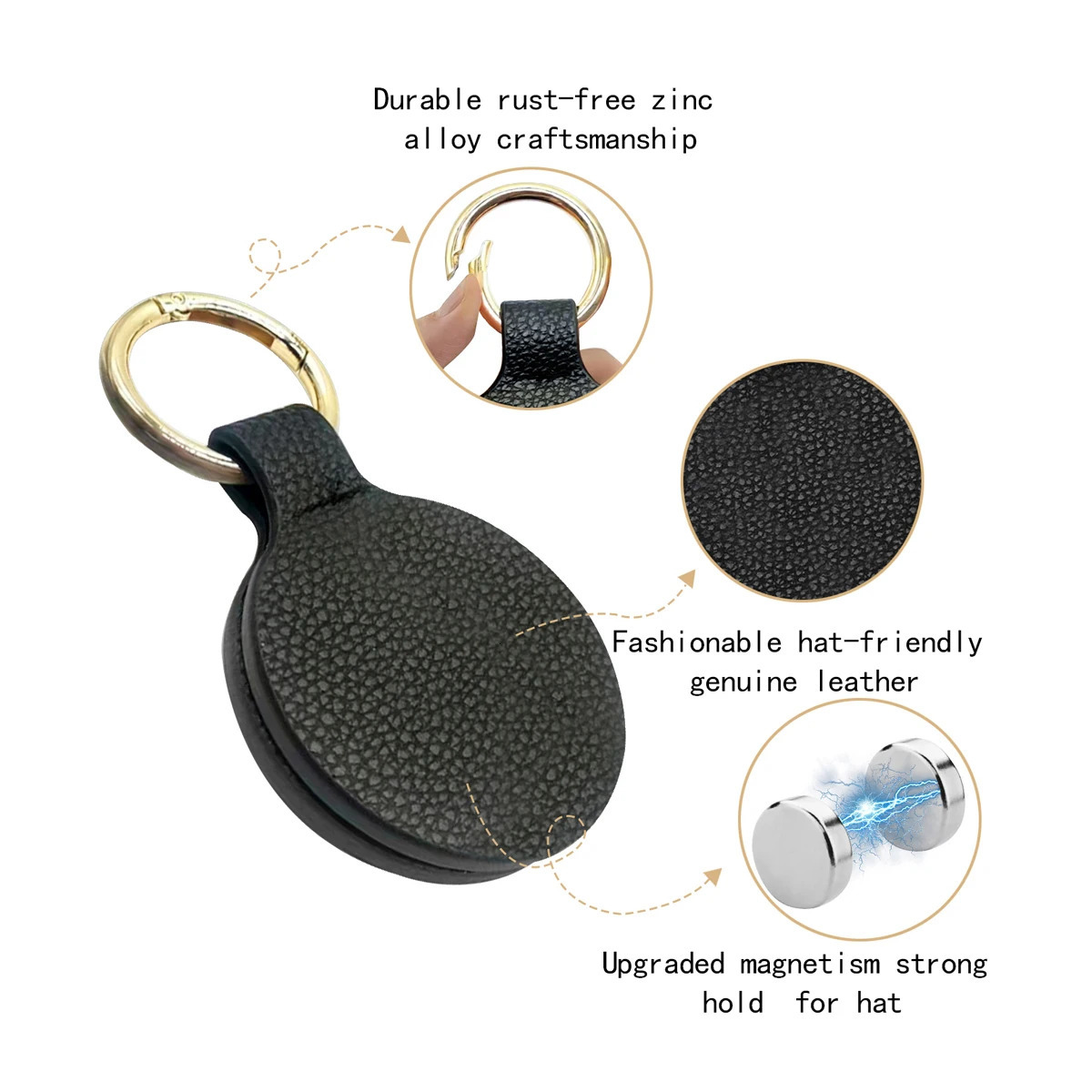 1PC Magnetic Hat Clip On Bag Holder For Handbag Backpack Luggage PU Leather Keeper Travel Accessorieszmt 250616