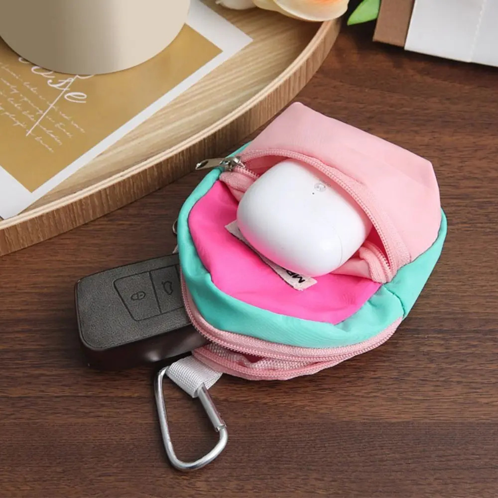 Portable Outdoor Sports Waist Bag Coin Purse Pendant Key Earphone Storage Bag Backpack Hanging Bag Wallet Pouch 250614