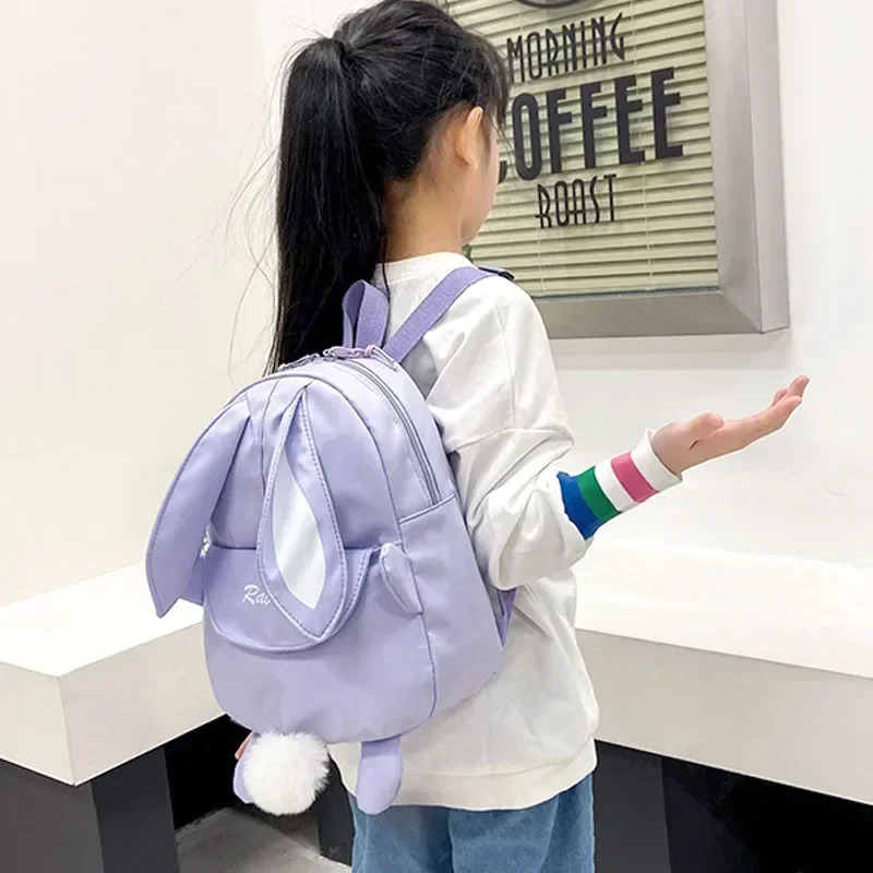 Fashion Children School Bags Bunny Portable Backpacks Kids Travel Rucksacks Cute Boys and Girls Book Backpack Chest Bag 250615