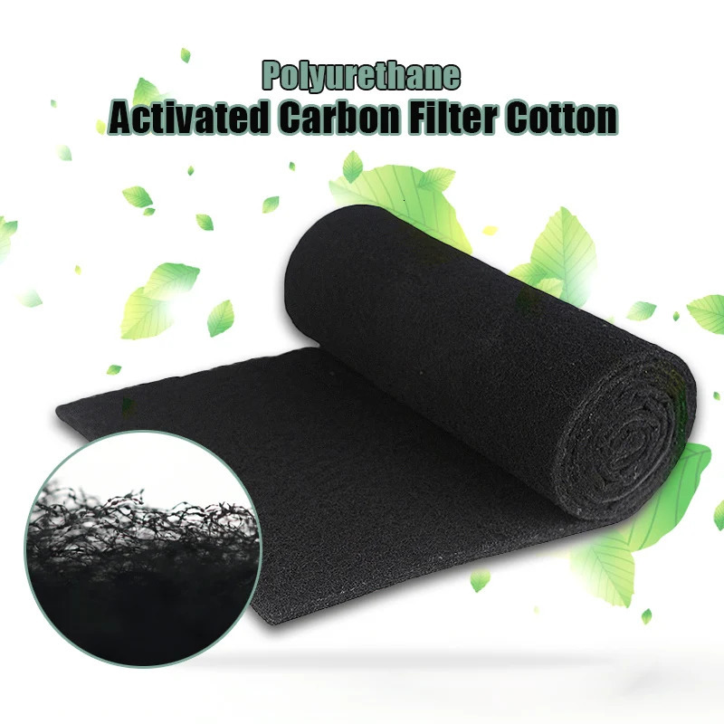 High Density Car Air Conditioner Activated Carbon Foam Filter Purifier Universal Water Filter Sheet Cooker Hood ctor Filter 250613